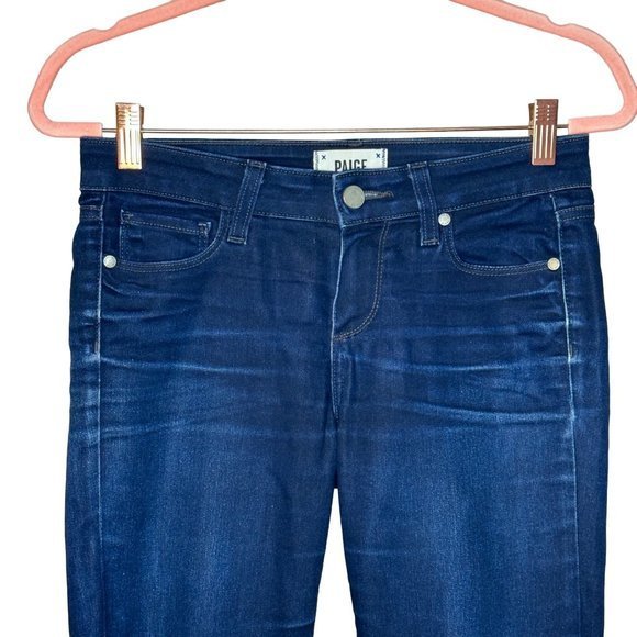Paige Skyline Ankle Peg Low Rise Ankle Jeans Size 26 - Picture 3 of 5